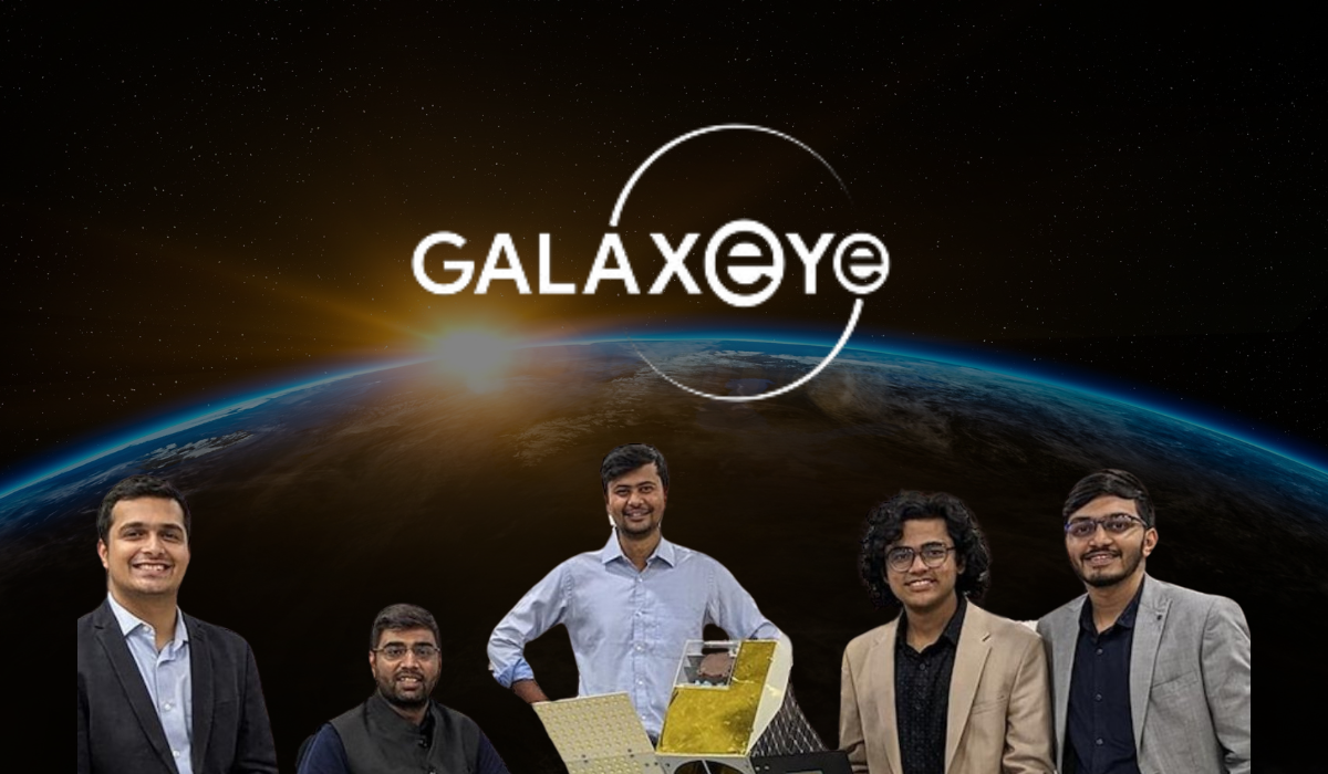 founding team of GalaxEye consists of Suyash Singh, Denil Chawda, Pranit Mehta, Rakshit Bhatt, and Satya Chakravarthy.